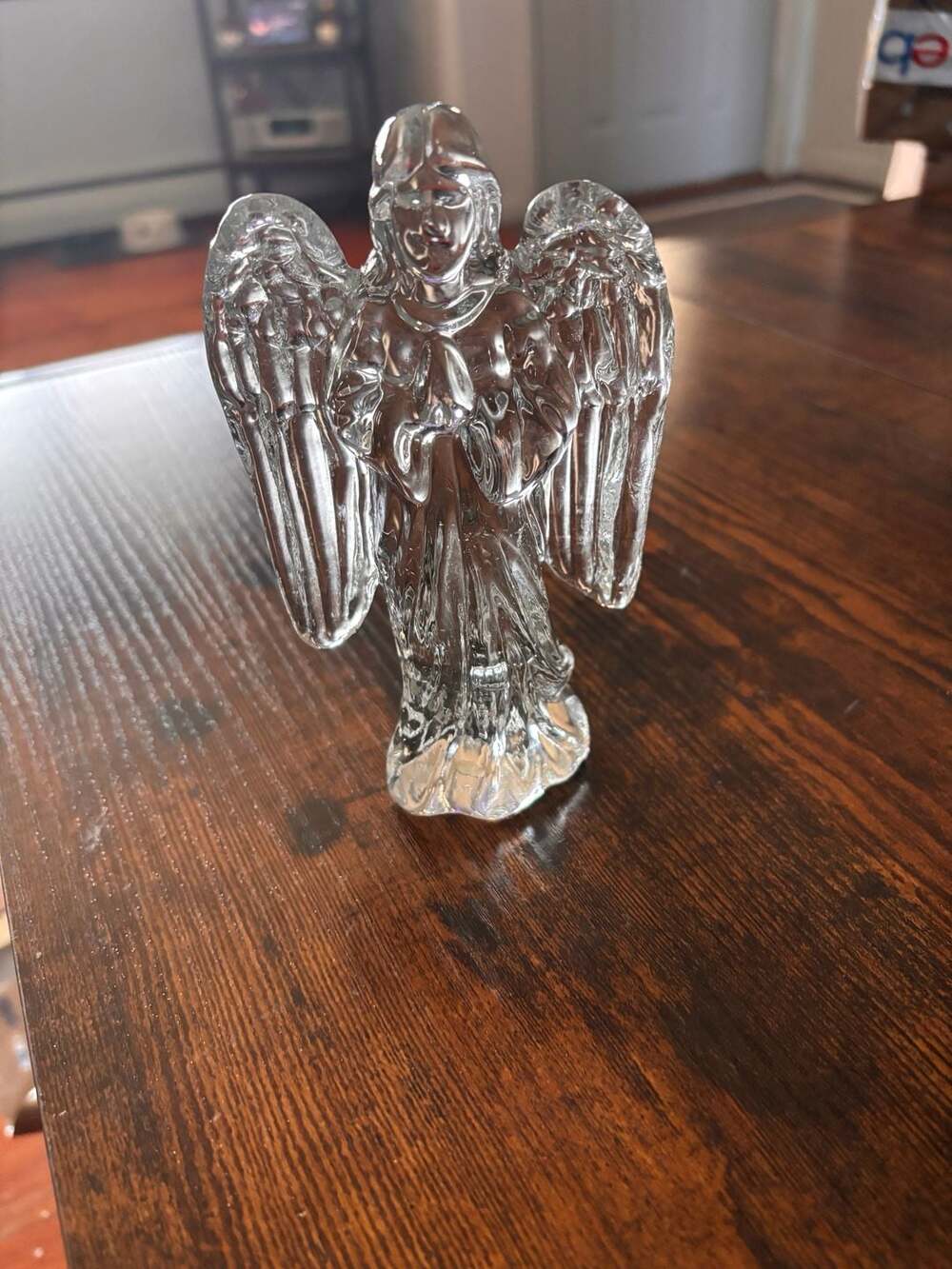 Waterford Crystal Praying Guardian Angel Figurine